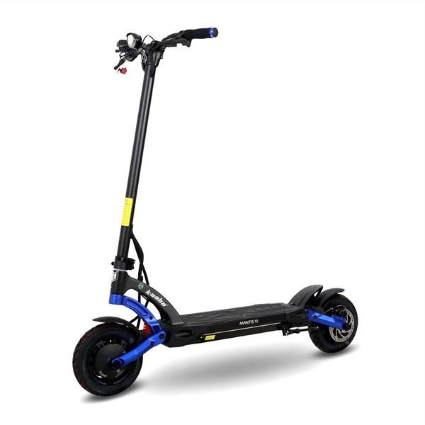 Kaabo Mantis 10 Lite 1000w 48v 13ah Blue Twin Motor Electric Scooter IPX5
