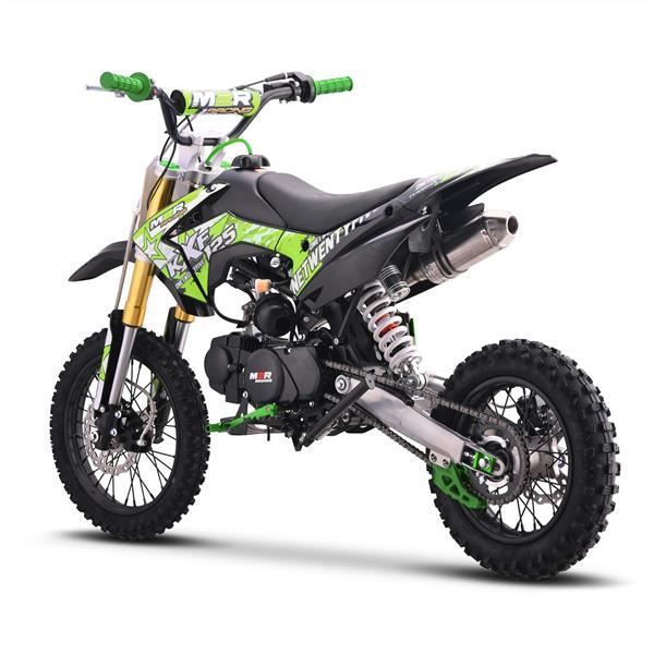 M2R Racing KXF125 120cc 14/12 76cm Black Green Pit Bike