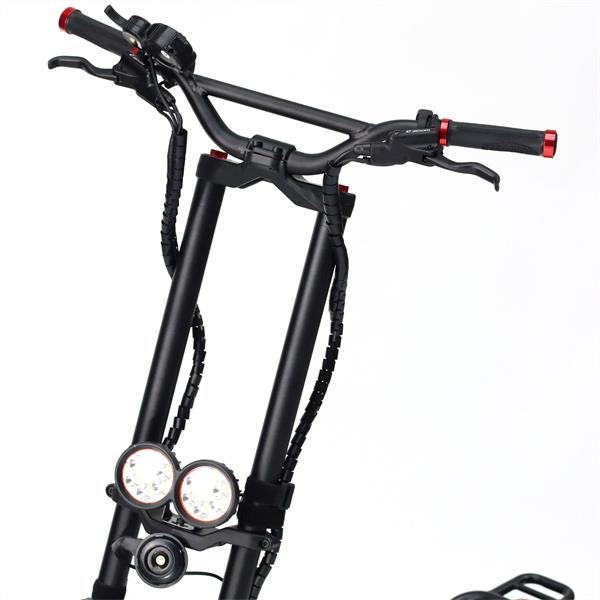 Kaabo Wolf Warrior 11 Plus 2400w 60v 26ah Twin Motor Black Electric Scooter