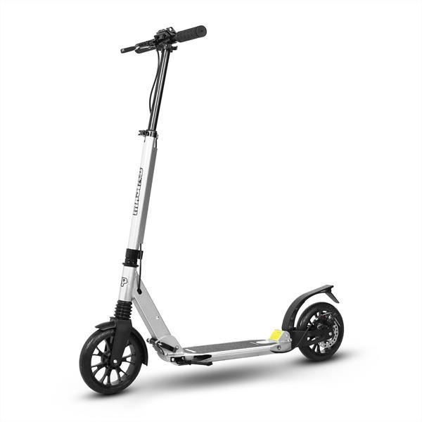 Mashed UP 200mm Folding Height Adjustable City Kick Scooter Grey