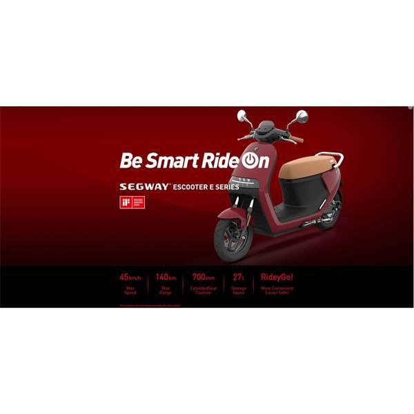 Segway E110s eScooter Steel Grey