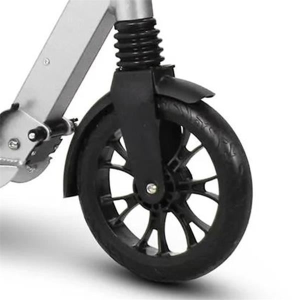 Mashed Up PREMIUM City Commuter 200mm Silver Adjustable Folding Kick Scooter