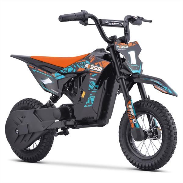 FunBikes MX350 Orange Electric Kids Dirt Bike
