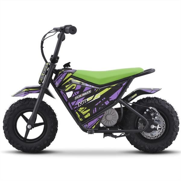FunBikes MB250 43cm Motorbike 250w Green Electric Kids Monkey Bike