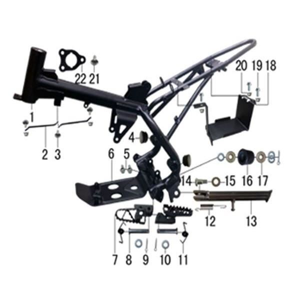 M2R 50R Front Plastics Support Brackets