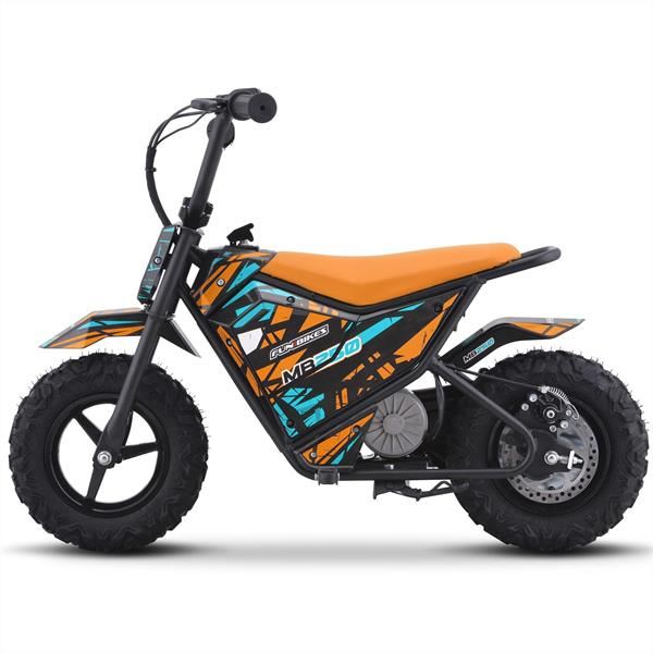 FunBikes MB250 43cm Motorbike 250w Orange Electric Kids Monkey Bike