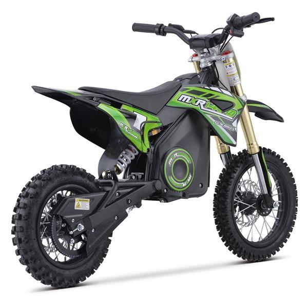 FunBikes MXR 61cm 1300w Green Electric Kids Mini Dirt Motorbike