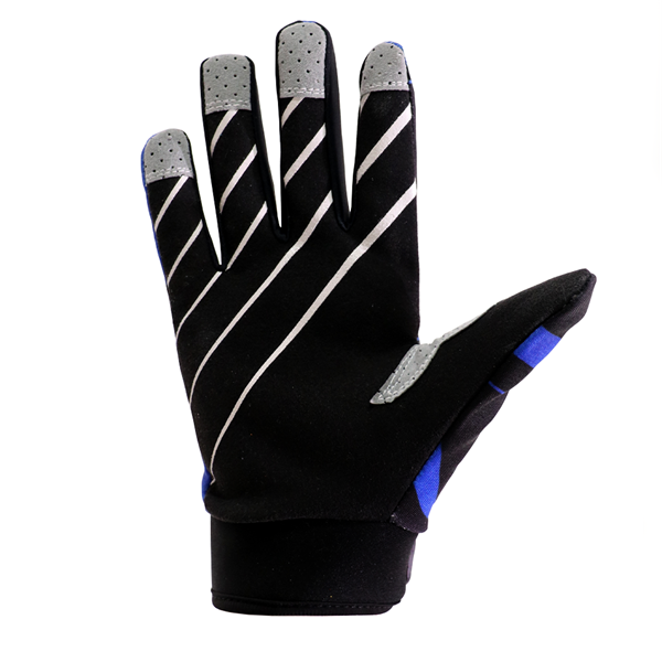 Chaos Kids Motorbike Quad Bike Gloves Blue