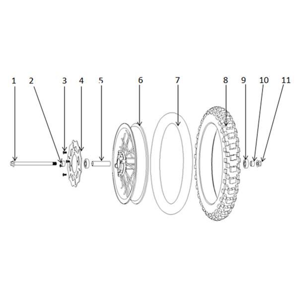 FunBikes MXR1300 Electric Dirt Bike 12 Front Wheel
