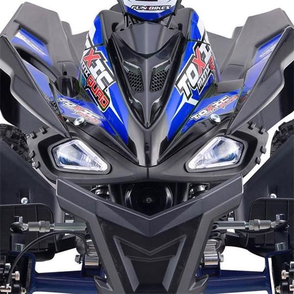 FunBikes Toxic 800w Black/Blue Kids Electric Mini Quad Bike V2