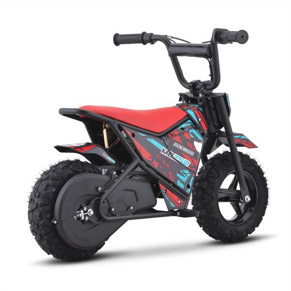 FunBikes MB250 43cm Motorbike 250w Red Electric Kids Monkey Bike