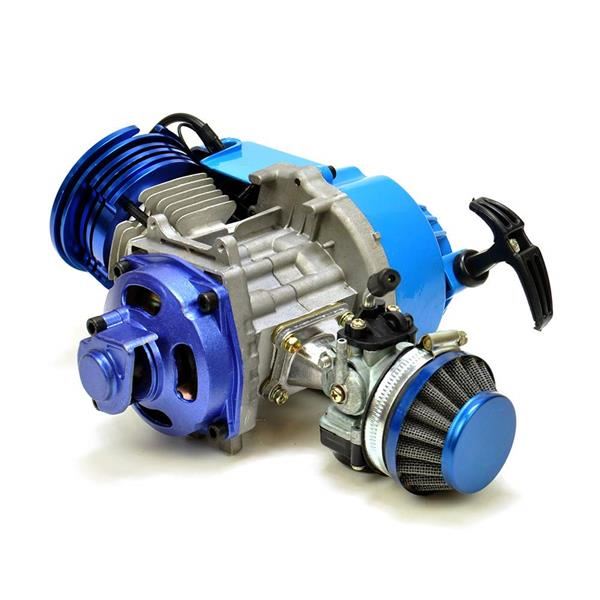 Mini Moto, Quad, Motard, Dirt Bike 50cc Race Engine Blue
