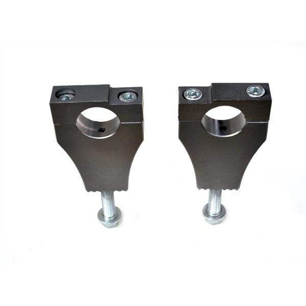 Pit Bike Alloy Grey 28mm Fatbar Handlebar Clamps 