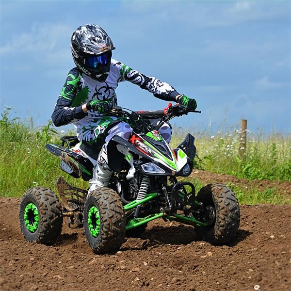 FunBikes Xtrax Sport 125cc Petrol Green Junior Quad Bike