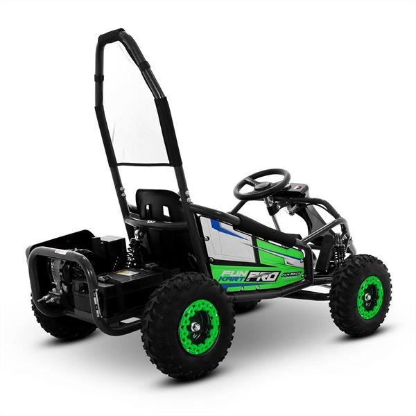 FunBikes Funkart Pro 1000w Green Kids Electric Go Kart