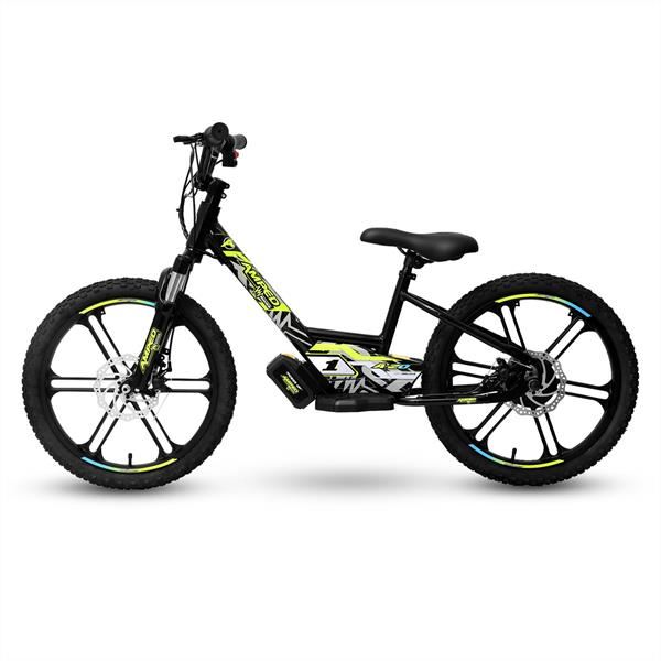 Amped A20 300w 36v 5.0ah Li Black Kids Electric Balance Bike