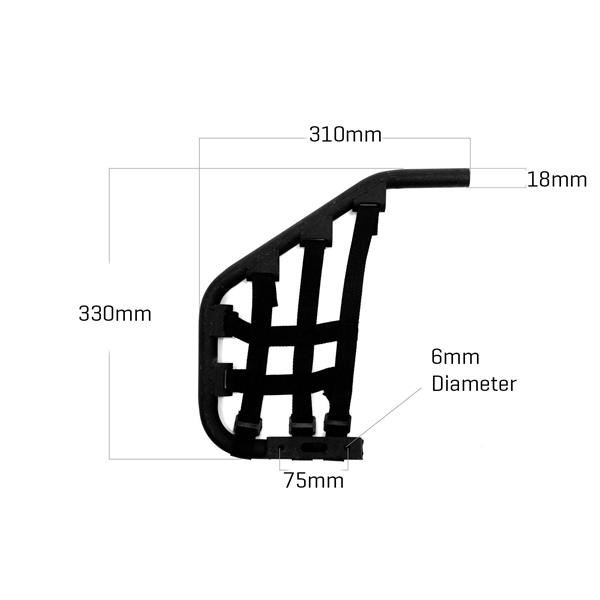 EGL 110 Quad Bike LHS Nerf Bar