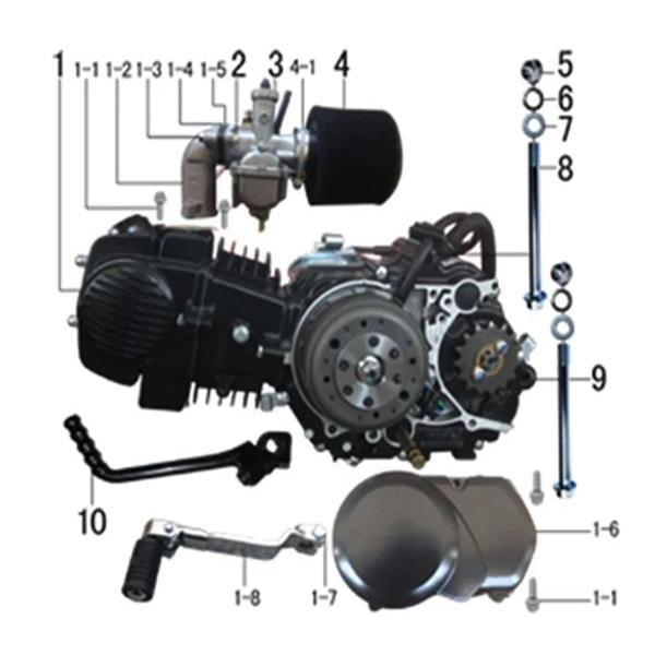 M2R KMX-R 160 Pit Bike YX160cc Engine