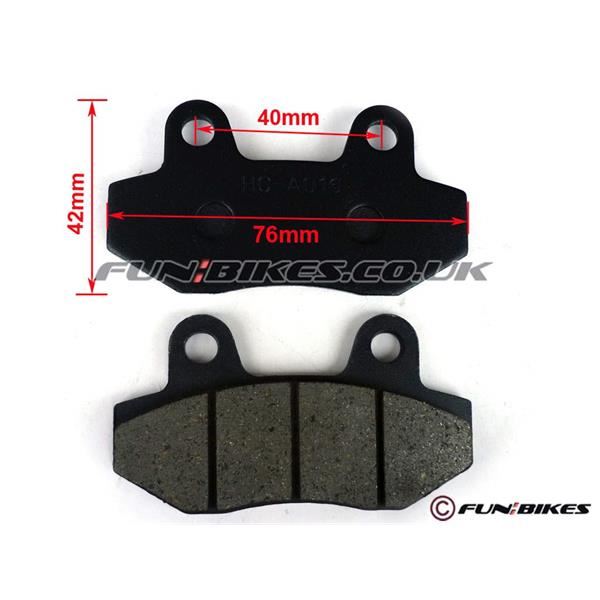 Pit Bike Twin Pot Front Brake Pads