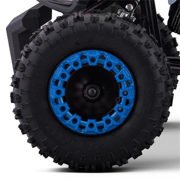 FunBikes Toxic 50cc Blue Kids Mini Petrol Quad Bike