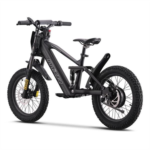 MXR Freestyle 18 500w 36v Li 18/18 Black MX Kids Electric Balance Bike