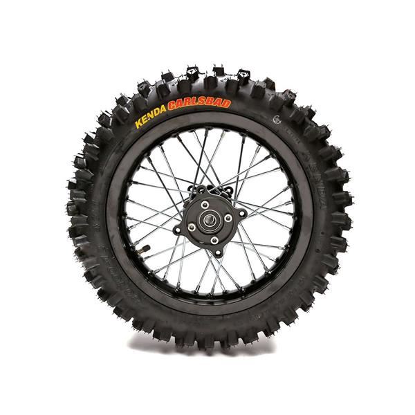 Pit Bike Black CNC Wheels Kenda Tyres SDG Hub 14 12