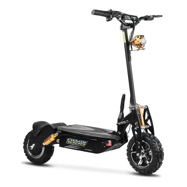Chaos 1000w 48v SLA Hub Drive Black Off Road Electric Scooter