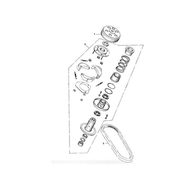 Funbikes GT150 Drive Belt M150-1033000