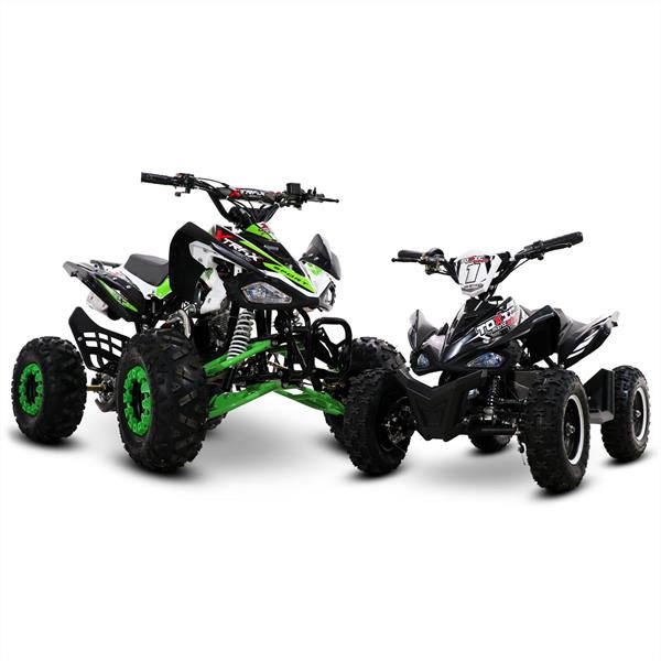 FunBikes Toxic 50cc White Kids Petrol Mini Quad Bike