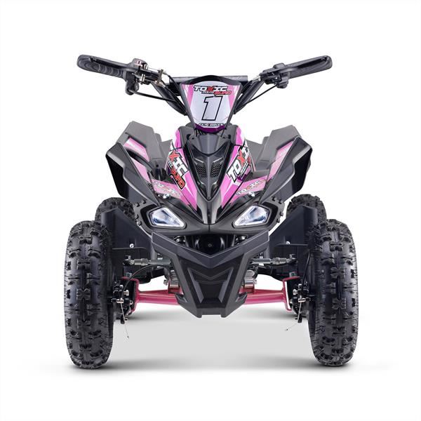 FunBikes Toxic 800w Black/Pink Kids Electric Mini Quad Bike V4