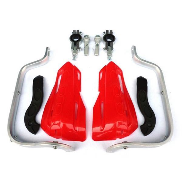 Pit Bike Reinforced Hand Guards Red