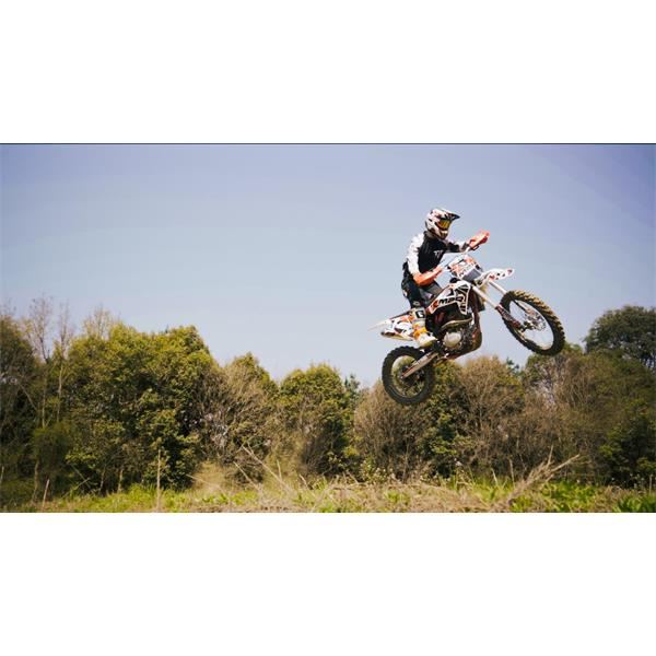 M2R RS-R 250 250cc 21/18 94cm Red/White Motocross Dirt Bike