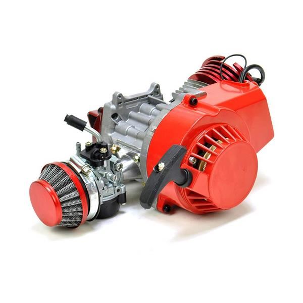 Mini Moto, Quad, Motard, Dirt Bike 50cc Race Engine Red