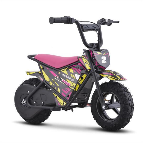 FunBikes MB250 43cm Motorbike 250w Pink Electric Kids Monkey Bike