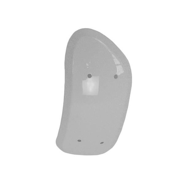 M2R CM110 White Front Mudguard RHS
