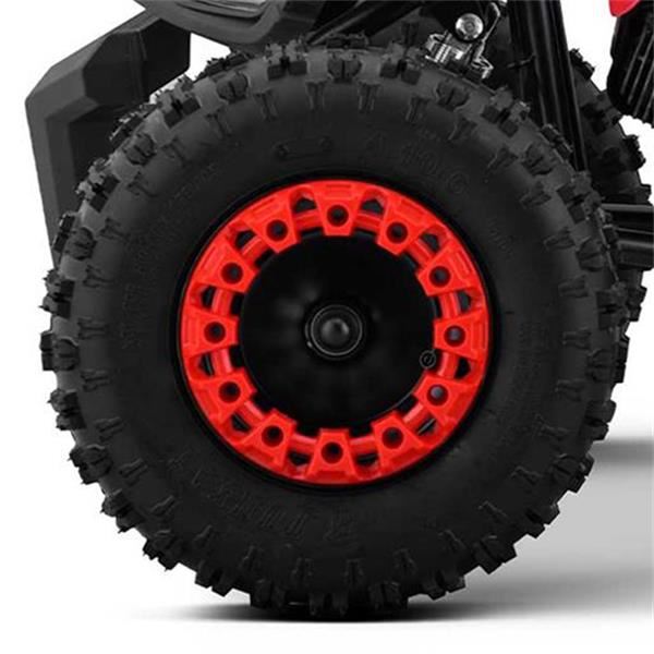 FunBikes Toxic 50cc Red Kids Mini Petrol Quad Bike