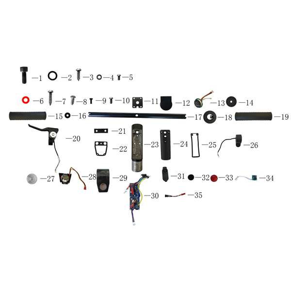 Gotrax GXL H853 Electric Scooter Display Cap