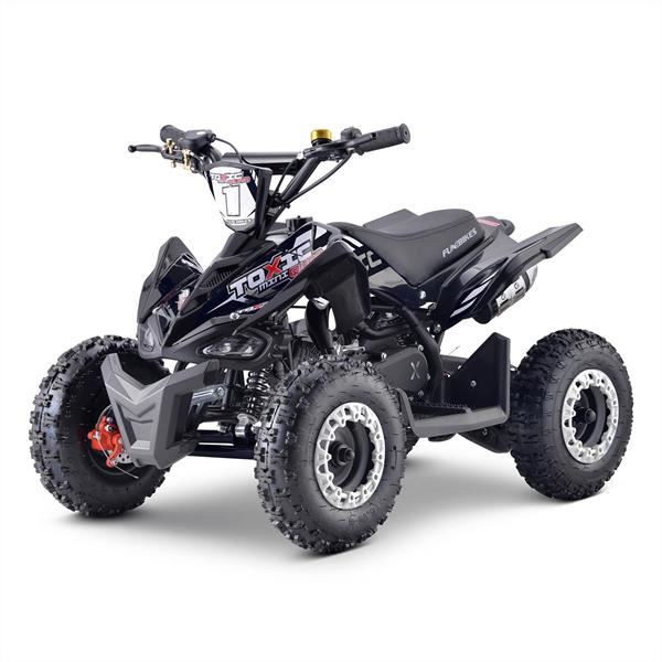 FunBikes Toxic 50cc White Kids Petrol Mini Quad Bike