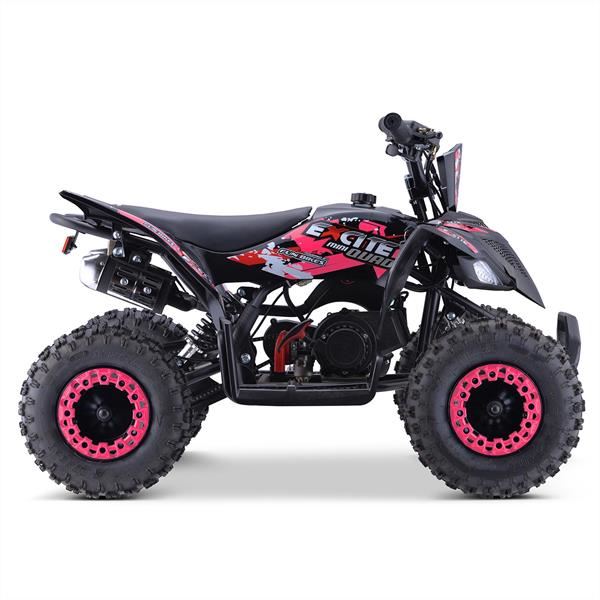 Excite 50cc Pink Kids 2023 Premium Mini Quad Bike