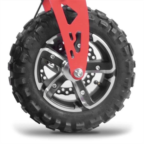 Chaos 1000w 48v SLA Hub Drive Red Off Road Electric Scooter