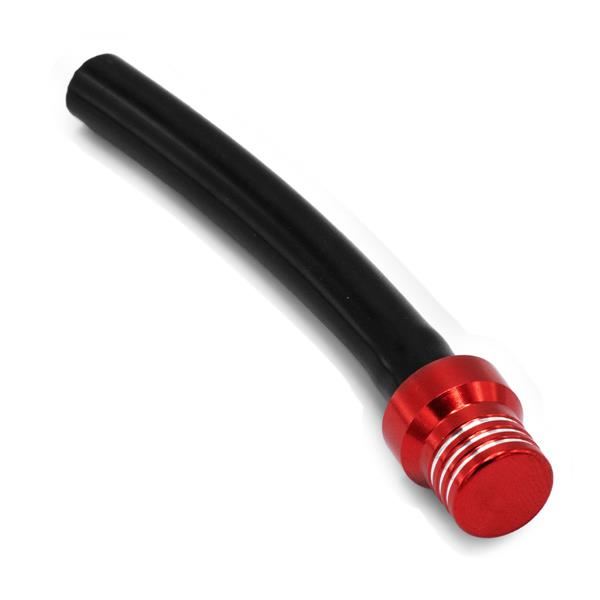 M2R RS-R 250cc Dirt Bike Fuel Cap Breather Hose & CNC Red