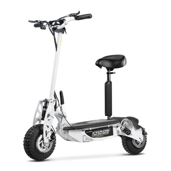 Chaos 1000w 48v SLA Electric Scooter White [IP54]