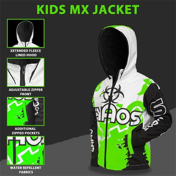 Chaos Kids Off Road Jacket Green