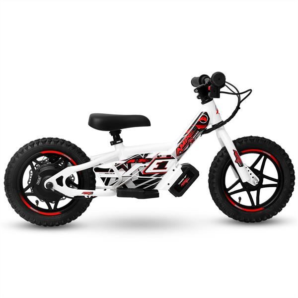 Amped A10 150w 18v 5.2ah Li White Kids Electric Balance Bike