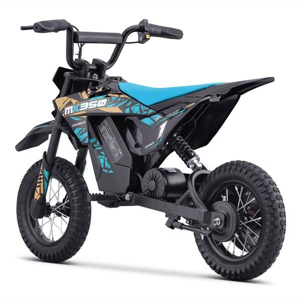 FunBikes MX350 Blue Electric Kids Dirt Bike