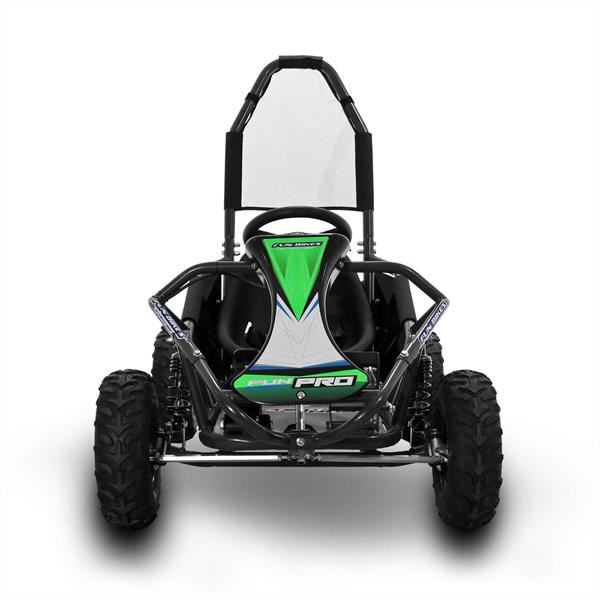 FunBikes Funkart Pro 1000w Green Kids Electric Go Kart