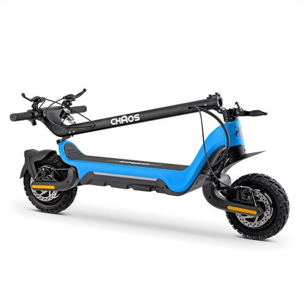 Chaos X5 1200w 48v 15ah Li Twin Motor Blue Electric Scooter (IP54)