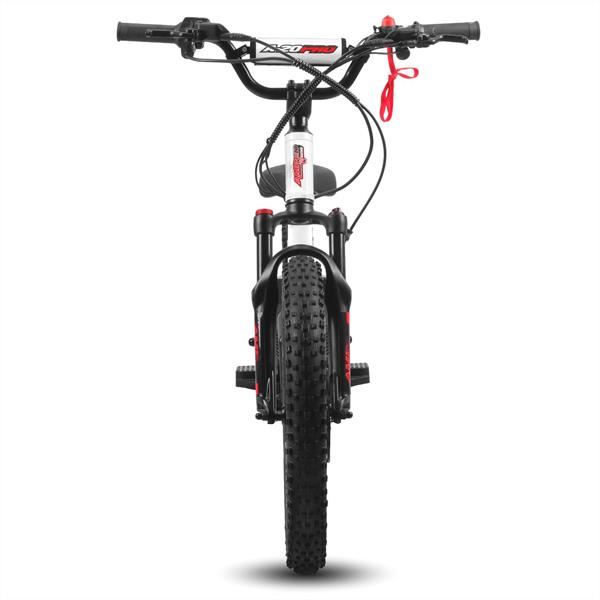 Amped A16 Pro 400w 36v 5ah Li White Kids Electric Balance Bike