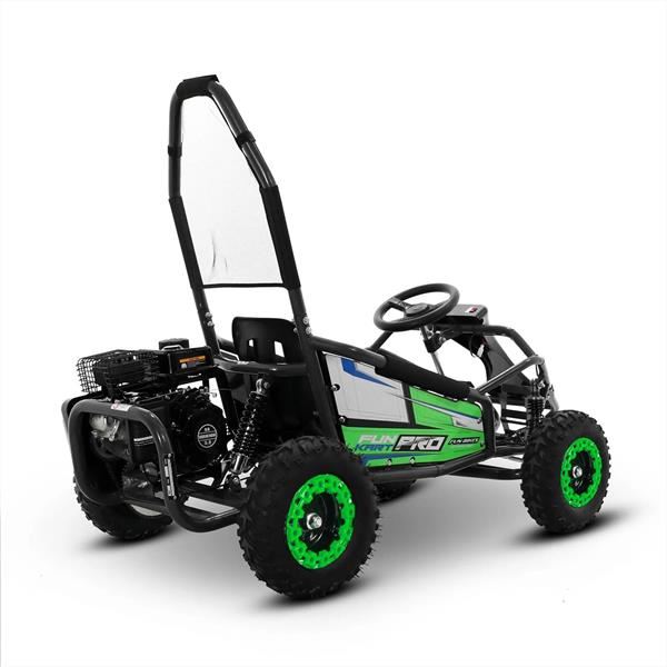 FunBikes Funkart Pro 98cc Green Kids Petrol Go Kart