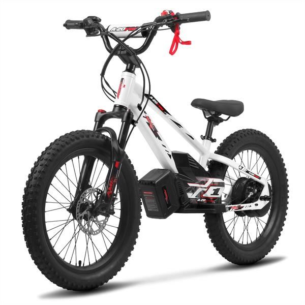 Amped A20 Pro White 800w 36v 10ah Electric Balance Bike